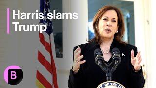 Kamala Harris Slams Donald Trump Over Alleged Praise of Adolf Hitler