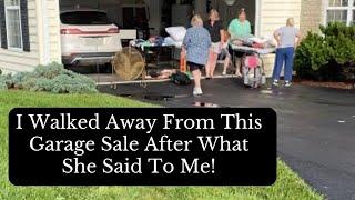 I Walked Away From The Garage Sale after She Said This! 2025 Trying to find deals at a high end sale