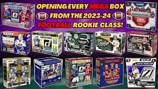 *OPENING EVERY MEGA BOX FROM THE 2023 FOOTBALL ROOKIE CLASS! NICE PULLS GALORE!