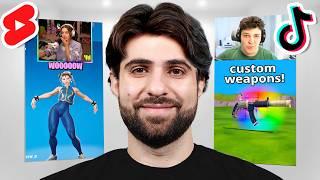 Fortnite TIKTOKS vs Fortnite SHORTS!