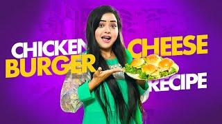 Chicken Cheese burger Recipe | Borna Hossain