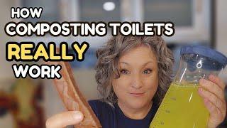 How Composting Toilets REALLY WORK. RV, Tiny House, OFF GRID, Boat, Nomad. No Dump Station Ever!