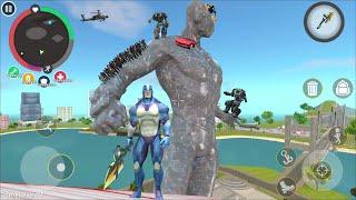 Rope Hero: Cheatground MOD (Rope Hero in Giant Statue) Zombies Spawn on Giant Statue Hand - HD