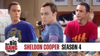 Unforgettable Sheldon Cooper Moments (Season 4) | The Big Bang Theory