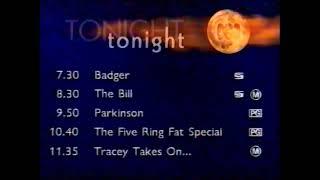 ABC TV - Saturday Night Programme Schedule (23/9/2000)