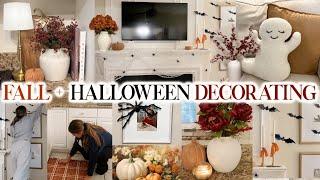 FALL DECORATE WITH ME! 2024 FALL KITCHEN DECOR | FALL & HALLOWEEN DECOR IDEAS 