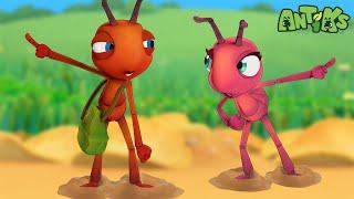 Stuck In The Mud-dle With You |  Antiks & Insectibles  | Funny Cartoons for Kids | Moonbug