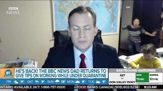 Remember the BBC News work from home dad? He's back!