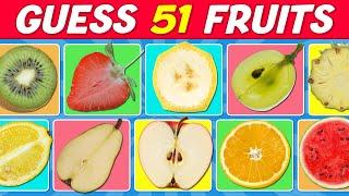 Guess the Fruit from the Cut Half!  | Easy, Medium, Hard and IMPOSSIBLE!