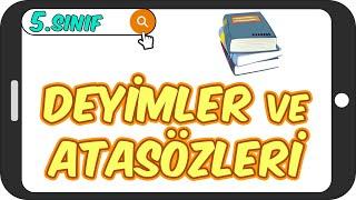 Deyimler ve Atasözleri / Kolay Konu Anlatımı  5.Sınıf Türkçe #2023