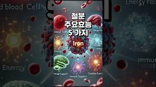 철분 효능 5 가지   #필수미네랄