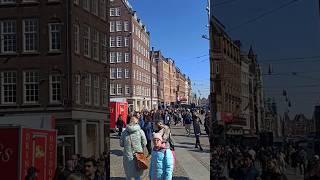 Dam square Amsterdam, Nederland