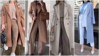 beautiful long coat ideas 2025 / Luxury coat deaigns