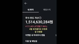 다행이 잘진행되고 있다 #주식 #미국성장주 #투자 #미국주식#미국가치주#배당재투자#복리호과#테슬라#tesla