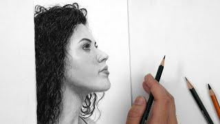 Use Graphite & Charcoal to create a Realistic Portrait Drawing