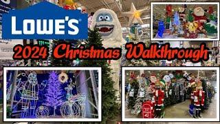 Lowes's NEW Christmas Decor 2024 Store Walkthrough (Awesome Decorations)