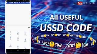 Some Important USSD Code | Include Call Forward USSD Code | Android Mobile | DC TecHX