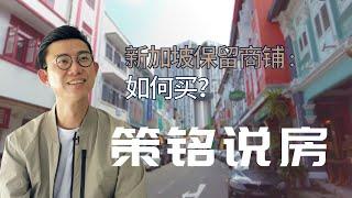 策铭说房新加坡保留商铺 - 如何选择？