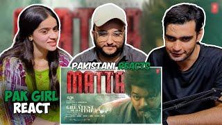 Pakistani Reaction On MATTA | The Greatest Of All Time | Thalapathy Vijay | Venkat Prabhu