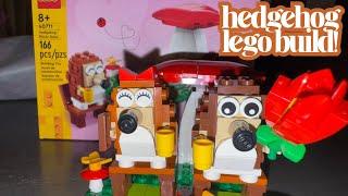 lego hedgehog picnic date speed build!