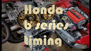 Setting up Honda b series timing