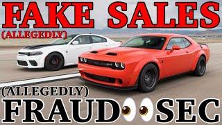 FAKE SALES (Allegedly) Dealerships and Automakers getting investigated by the SEC. Ford Dodge Toyota