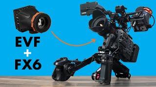 Sony FX6 Shoulder Rig Build with a Viewfinder | Portkeys LEYE SDI EVF