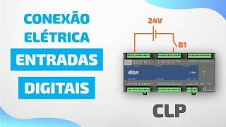 Conexão Elétrica das Entradas Digitais do CLP | Automação industrial