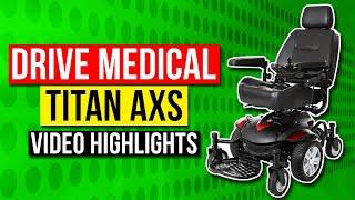 Drive Medical Titan AXS Power Wheelchair [2024]