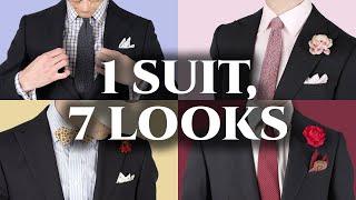 One Suit, 7 Looks - Make the Most of Your Menswear!