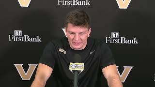 Vanderbilt Football - Diego Pavia Tennessee Week Interview