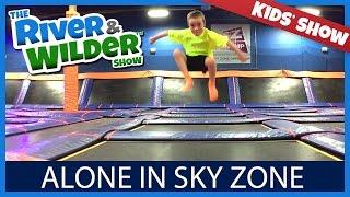 KIDS ARE ALONE IN SKY ZONE TRAMPOLINE PARK | TV FOR KIDS