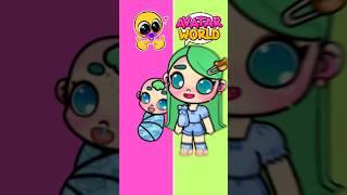 Cute Babies as Adults‍ in Avatar World️ #tocaboca #avatarworld #genderswap #pazu #shorts