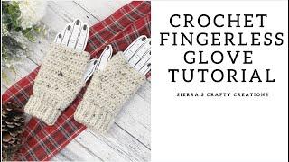 Quick & Easy Crochet Fingerless Glove Tutorial- How to Crochet Fingerless Gloves