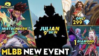 JULIAN NEW OUTFIT | NEW MISTBENDERS 2.0 | LIMITED ITEMS 1 DM - Mobile Legends #whatsnext