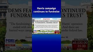 Harris campaign continues to ask for donations following election loss #shorts