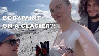 Bodypainting On A Glacier In Iceland? Yep, We Did That!