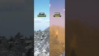 Minecraft Shaders: Snowimagined or Super Duper? #shorts