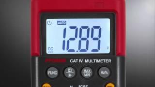 DIGITAL MULTIMETER with Temperature Probe,  by Power Probe