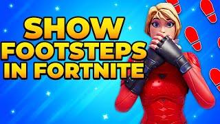 How to See Footsteps in Fortnite 2024 - Turn On Visual Sound Effects