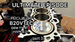 Honda Civic SiR B20vtec Build Series Part 3 Engine Complete