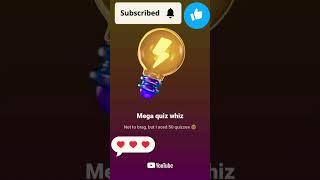 #quiz #whiz #youtube ##megaquiz ️