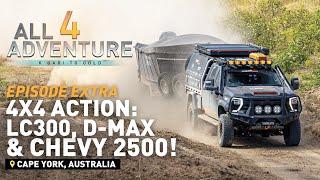  CRUNCH! Nasty Aussie Outback 4WDing w/ fully loaded trailer & caravan!