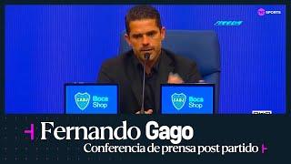 EN VIVO: Fernando Gago habla en conferencia de prensa tras Boca vs. Gimnasia