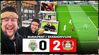 Unglaublicher TAG in BUDAPEST Ferencváros Budapest vs Bayer Leverkusen XXL Stadion Vlog ️