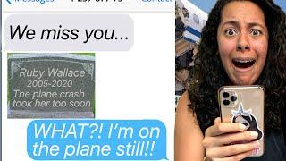 My Family Thinks I'm DEAD!!! *The Plane Crash That Never Happened!* (Scary Text Message Story)