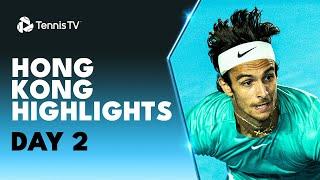 Cilic Returns! Musetti Kicks Off His Season | Hong Kong 2024 Highlights Day 2