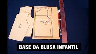 Molde Base da Blusa Infantil | Modelagem | Dayse Costa