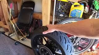 Dave's Garage - Speed Twin Tire Change Tutorial