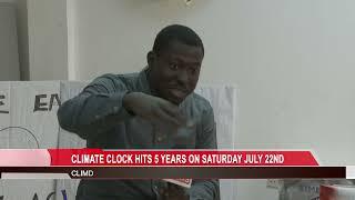 Ousman Manneh On Climate Clock Hits 5 Years On Saturday July 22nd.